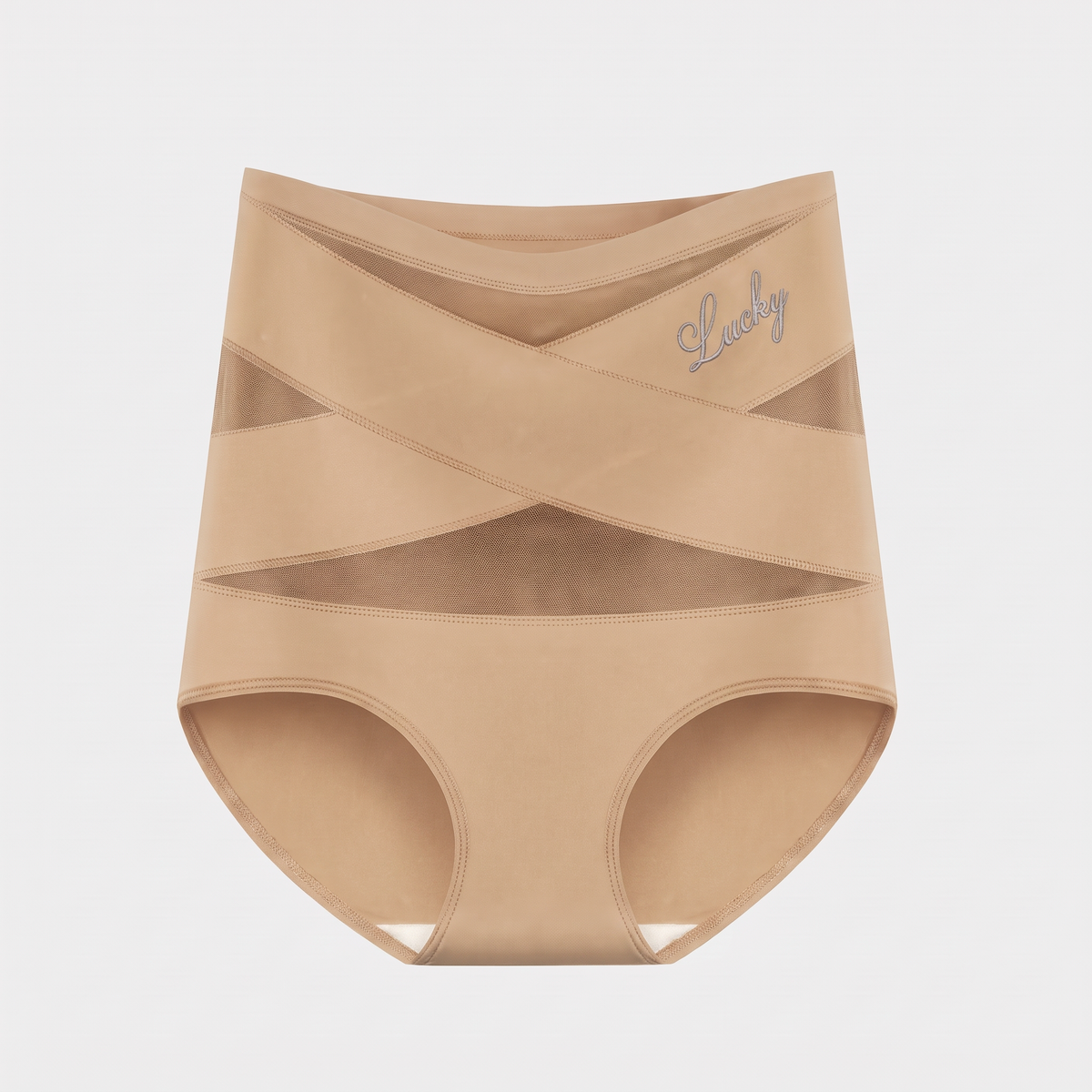 Culotte gainante taille haute Venelya – Beige