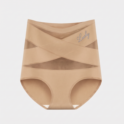 Culotte gainante taille haute Venelya – Beige