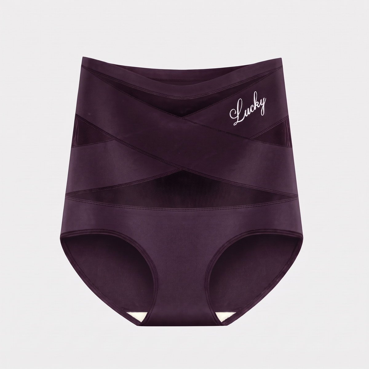 Culotte gainante taille haute Venelya – Violet foncé