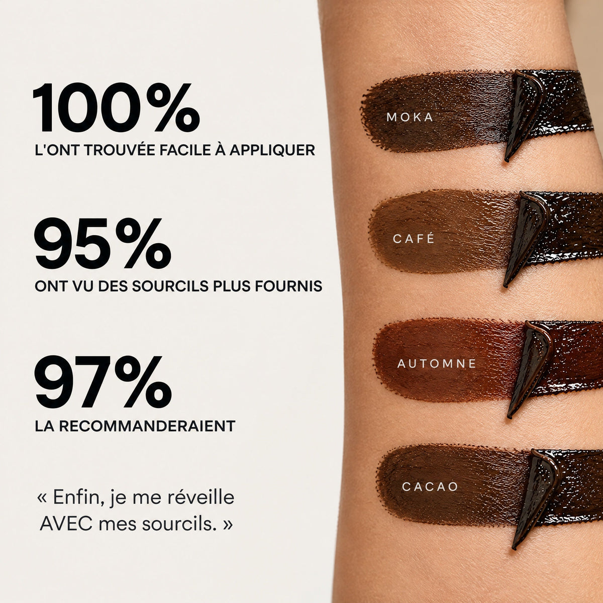 Teinture sourcils coréenne peel-off